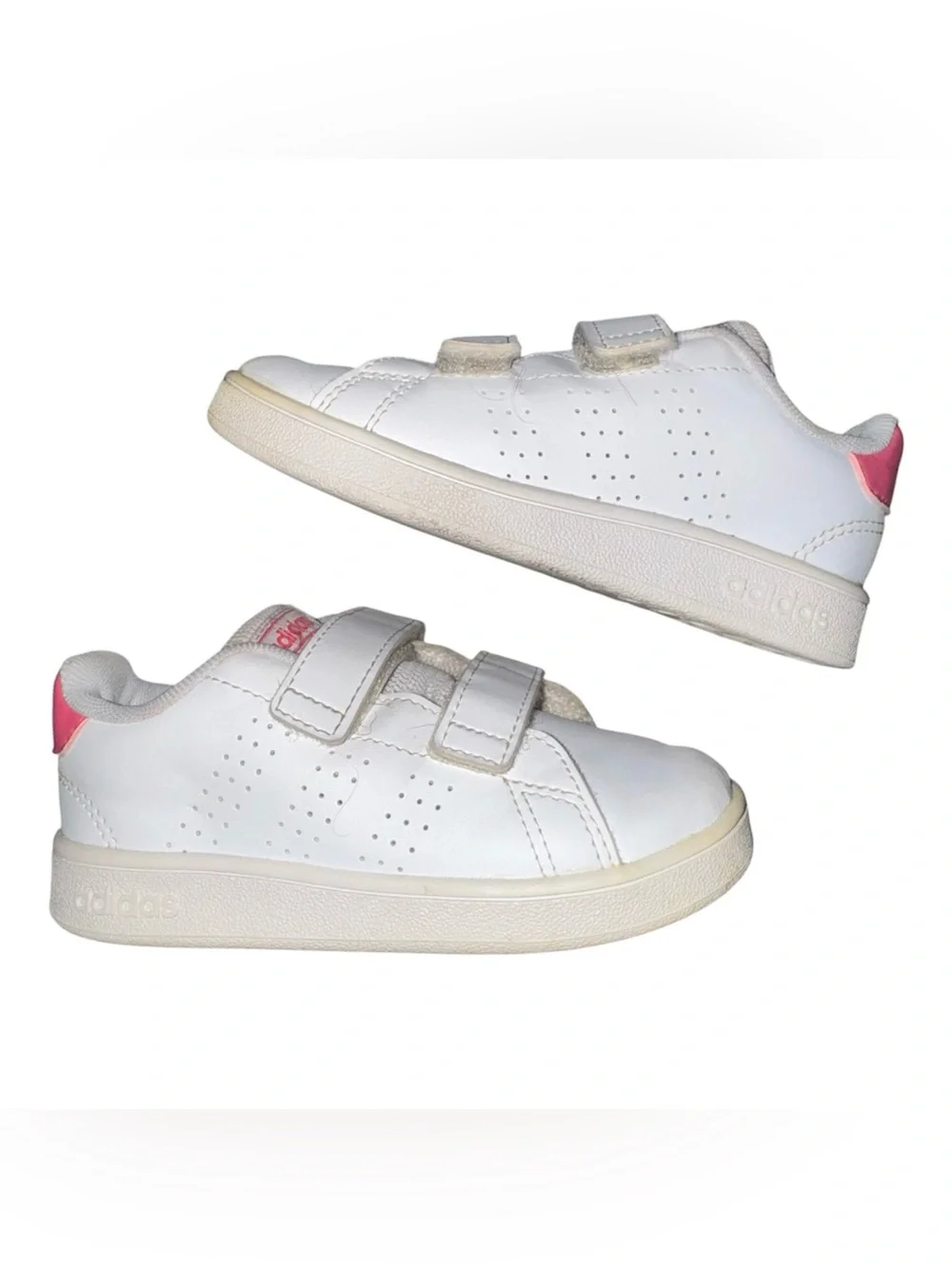 Adidas White Velcro Sneakers